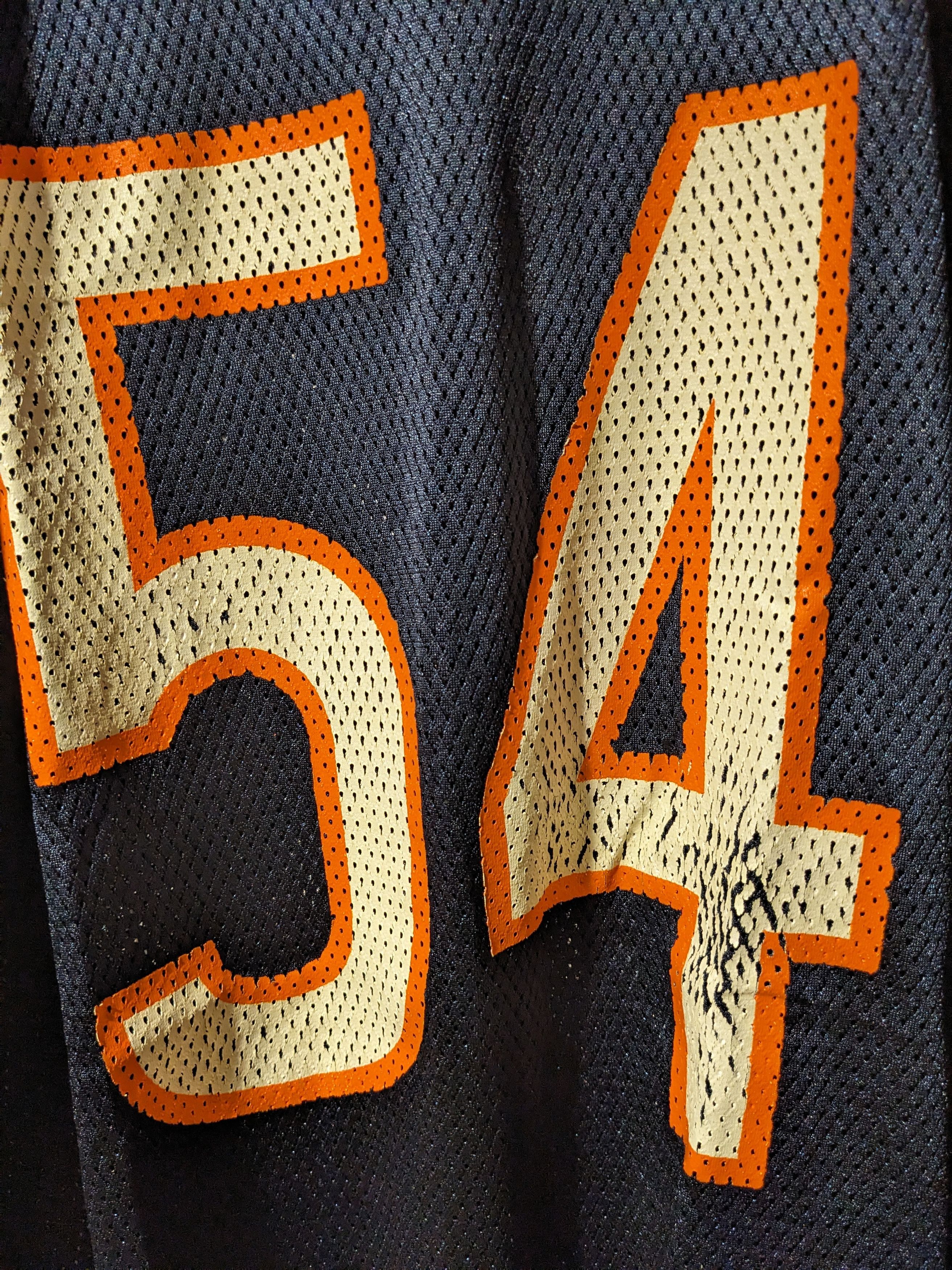 NFL × Vintage Vintage 90s Chicago Bears Urlacher NFL Football Large Jersey Size US L / EU 52-54 / 3 - 6 Thumbnail