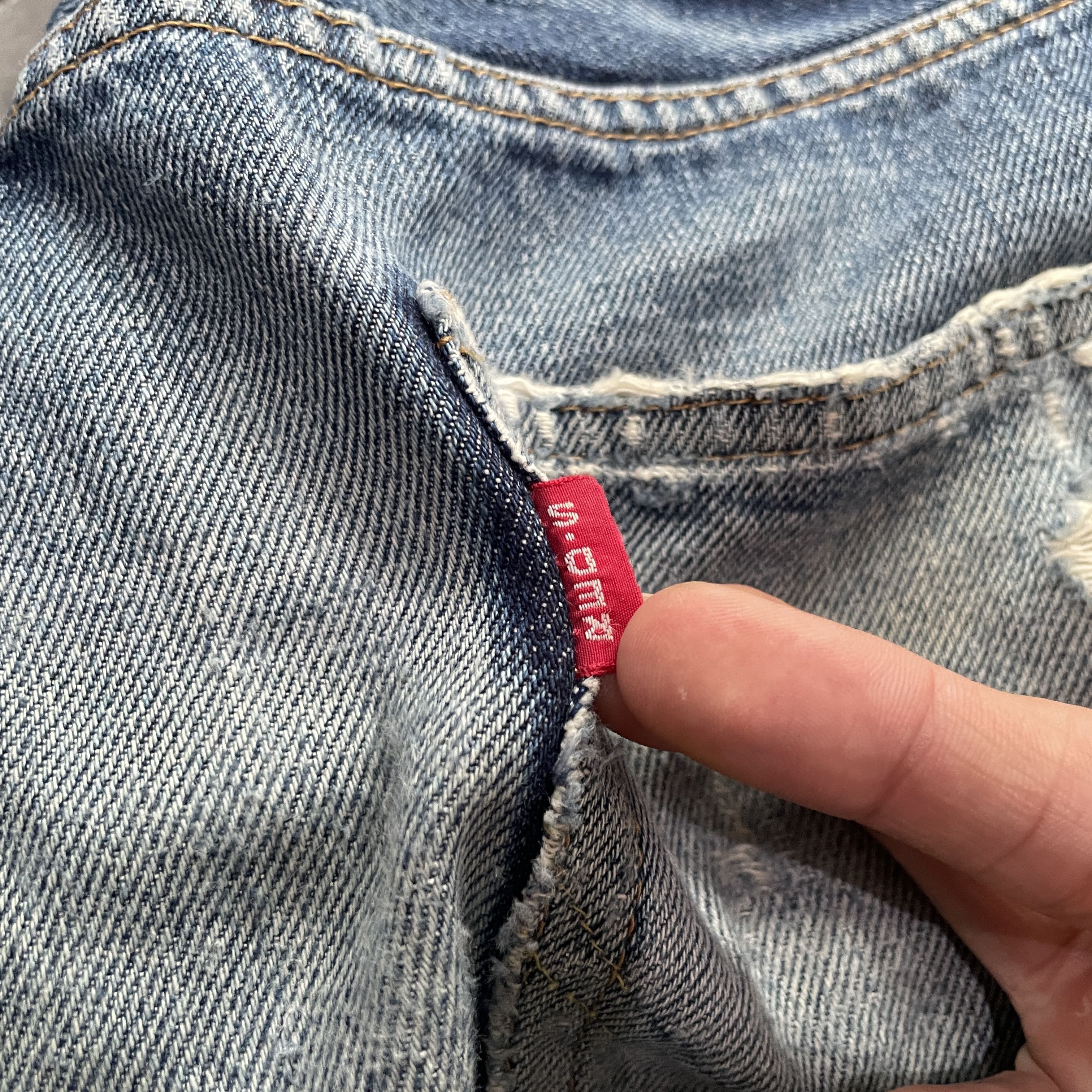 Kamakura Vintage Boro Jeans by Kamakura Red Selvedge Size US 30 / EU 46 - 9 Thumbnail