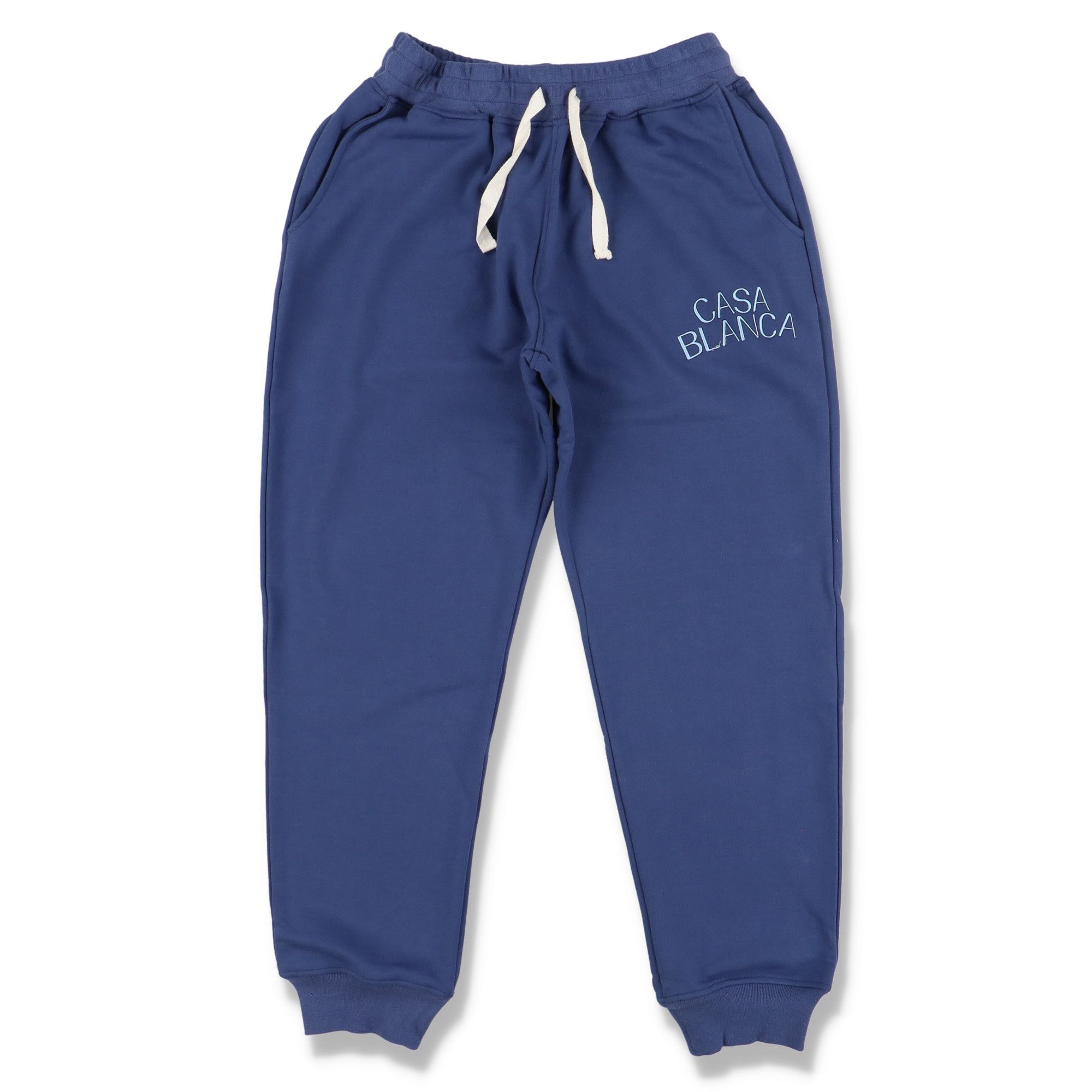 Casablanca Navy Embroidered Arch Logo Sweatpants Size US 36 / EU 52 - 1 Thumbnail