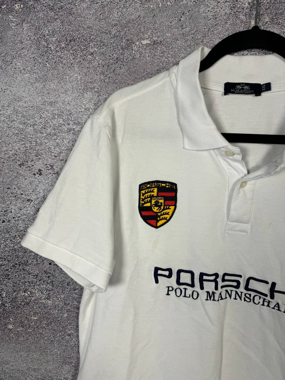 La Martina La Martina Porsche White Polo Men's Rugby Team Big Printed Size US XXL / EU 58 / 5 - 3 Thumbnail
