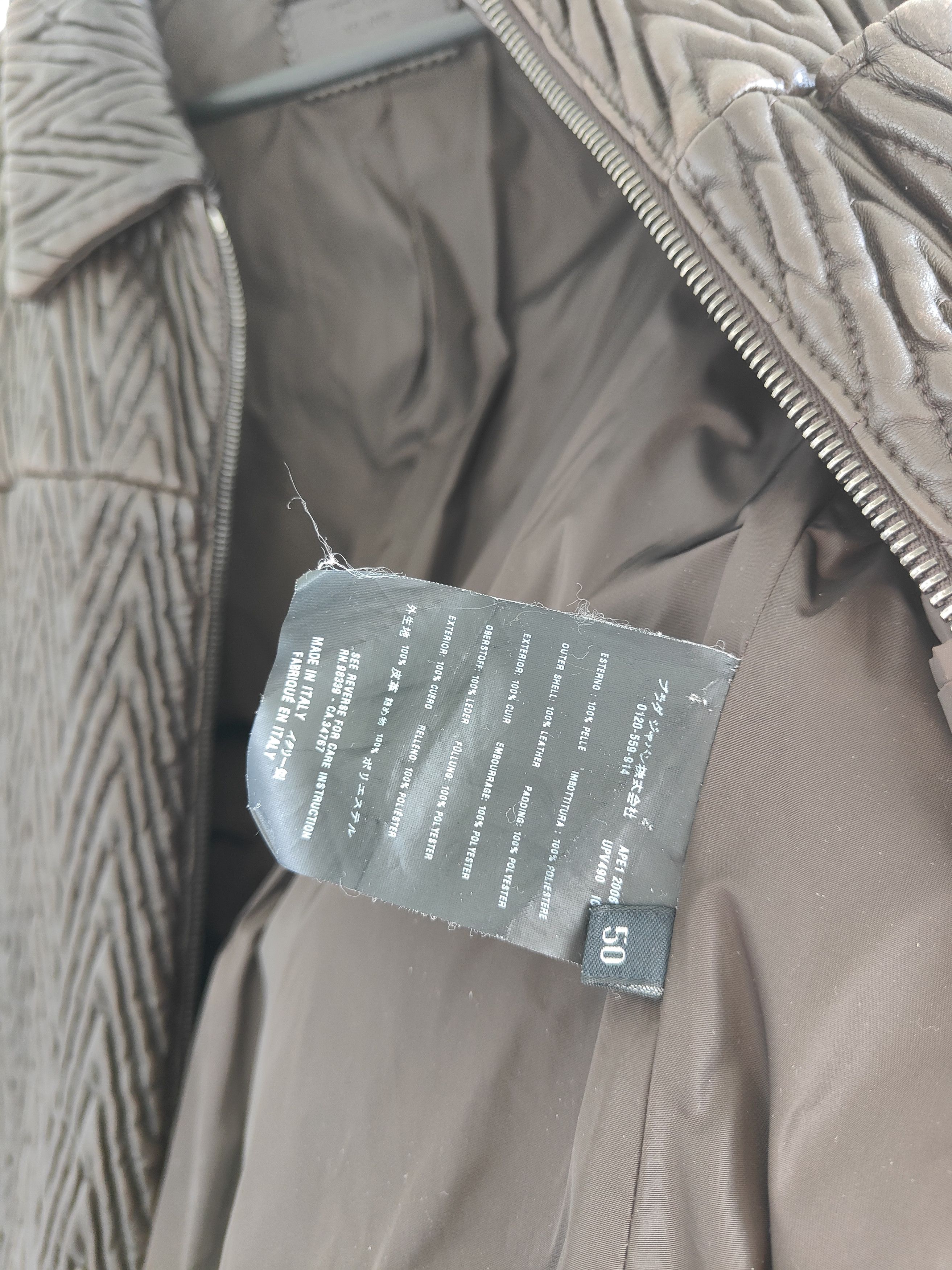 Prada Prada Quilted Leather Boxy Insulated Jacket Runway 2006 Size US M / EU 48-50 / 2 - 11 Thumbnail