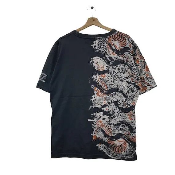 Japanese Brand Vtg BAKURETSU RANMAN MUSUME Japan Sukajan Tee Shirt Dragon Size US L / EU 52-54 / 3 - 2 Thumbnail