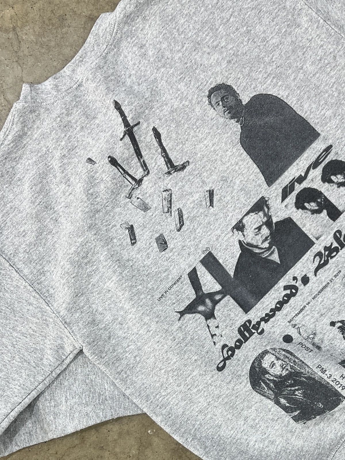 Band Tees Post Malone Posty Co Hoolywood's 25 Feeding Crewneck Small Size US L / EU 52-54 / 3 - 4 Thumbnail