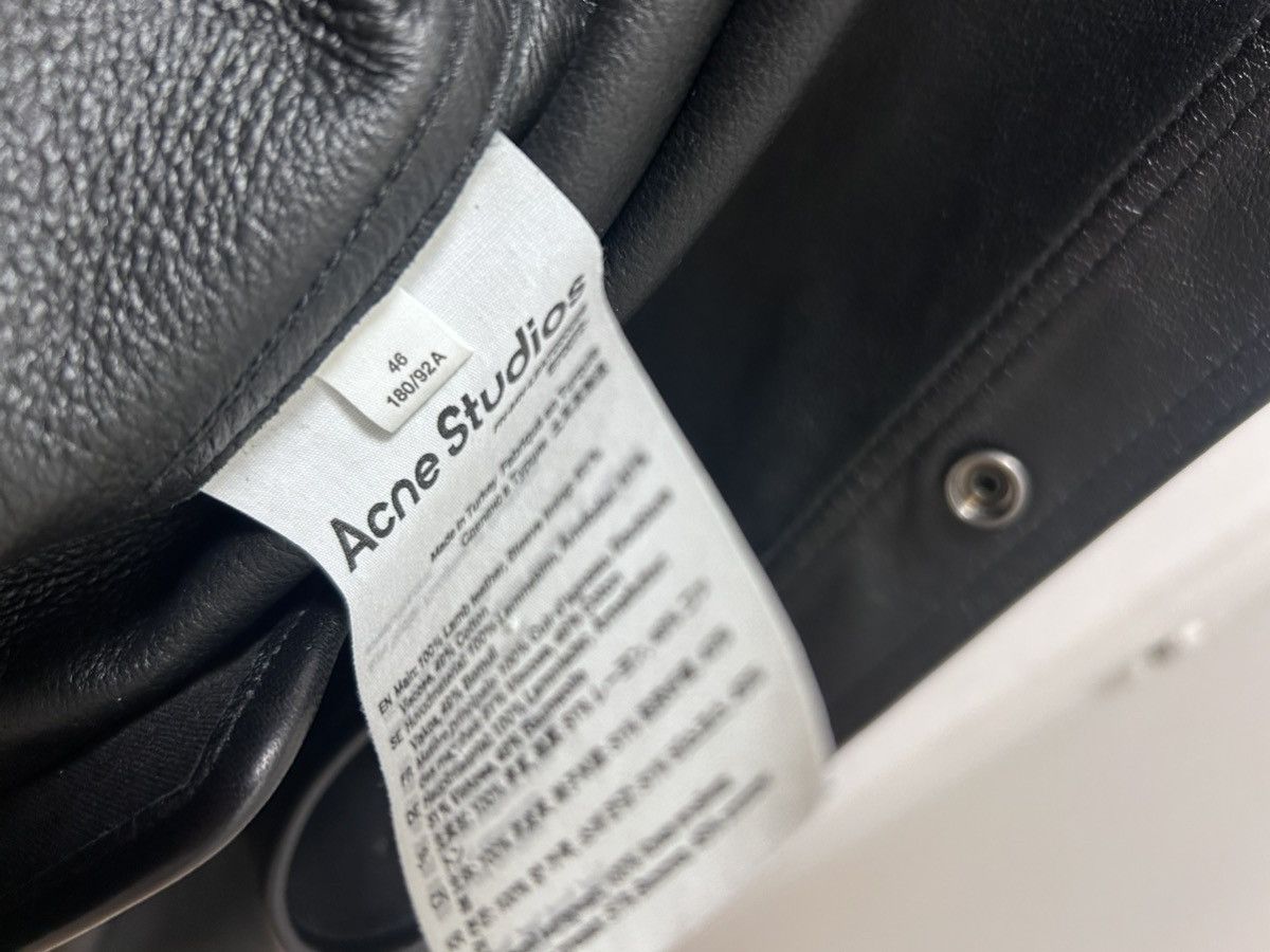Acne Studios Acne Studios Lamb Skin Leather Chore Jacket Size US L / EU 52-54 / 3 - 5 Thumbnail