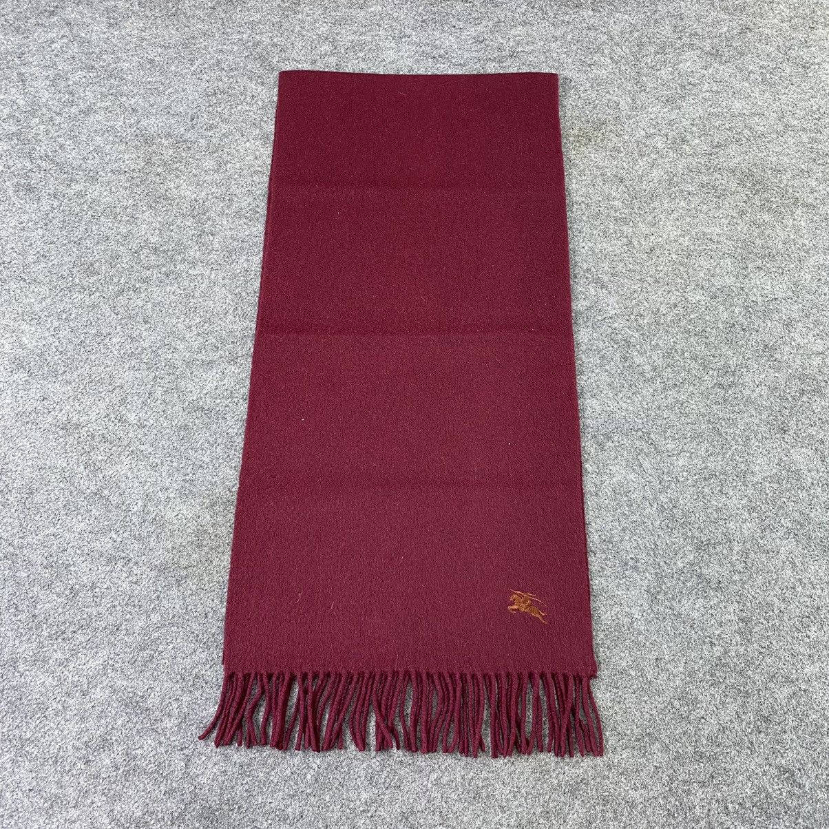 Burberry × Vintage Burberry Cashmere Scarf / Muffler / Neckwear - T1314 Size ONE SIZE - 3 Thumbnail