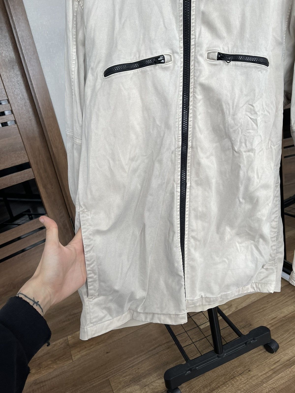Stone Island Stone Island Hooded Zip Overshirt Light Jacket Size US XXL / EU 58 / 5 - 6 Thumbnail