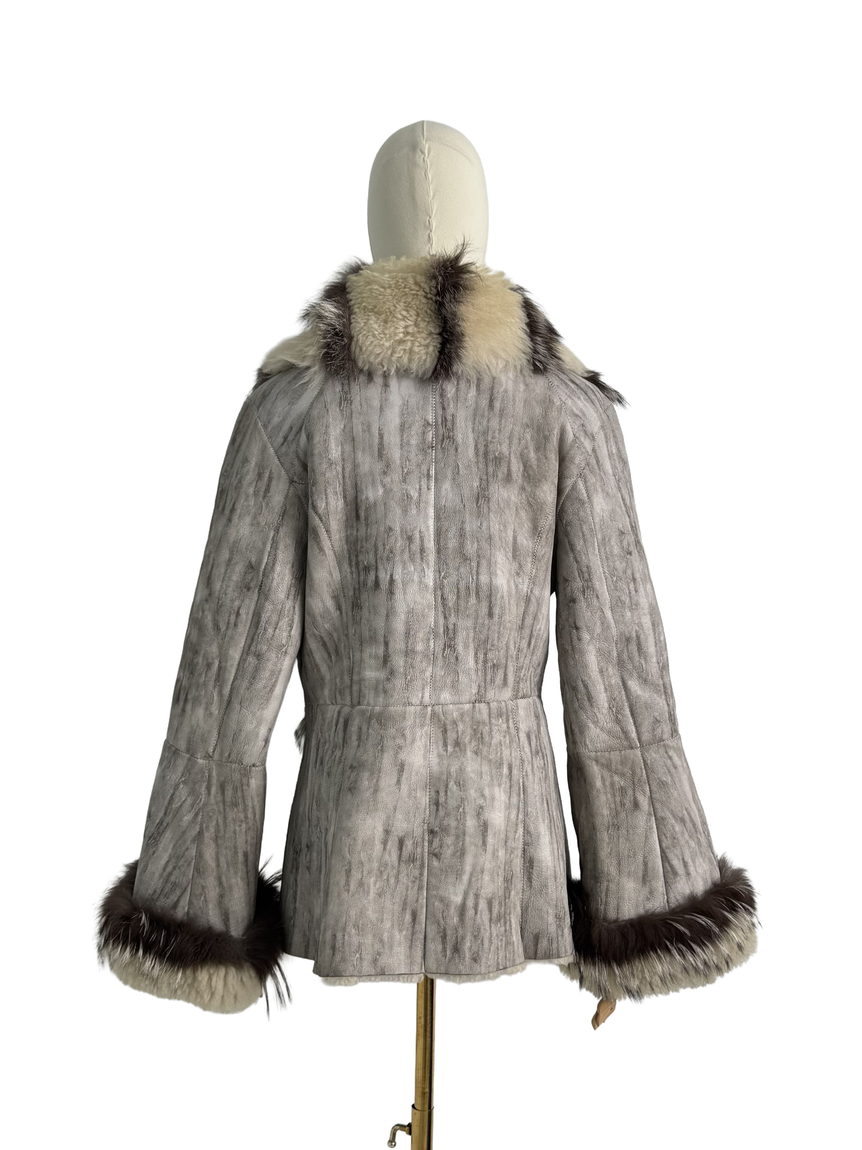 Vintage Vintage Real Sheepskin Coat Size M / US 6-8 / IT 42-44 - 4 Thumbnail