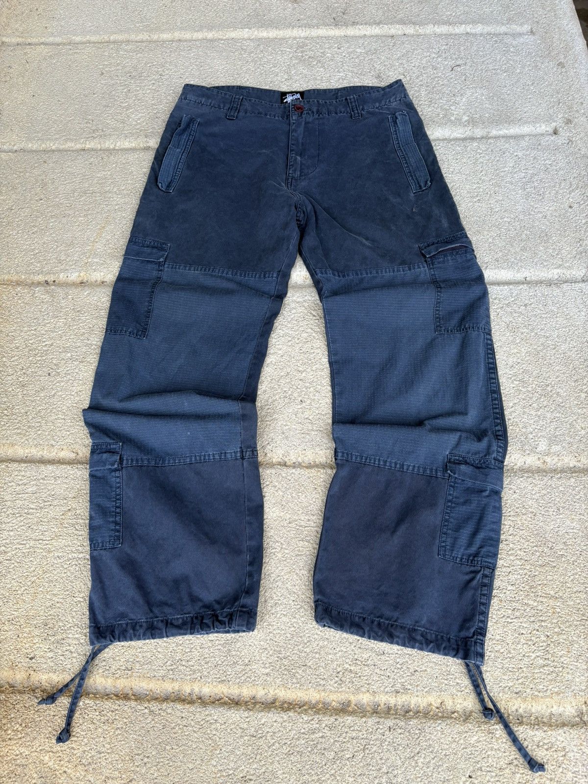 Stussy Vintage Stussy Double Knee Cargo Baggy Pants Tactical Size US 34 / EU 50 - 1 Thumbnail