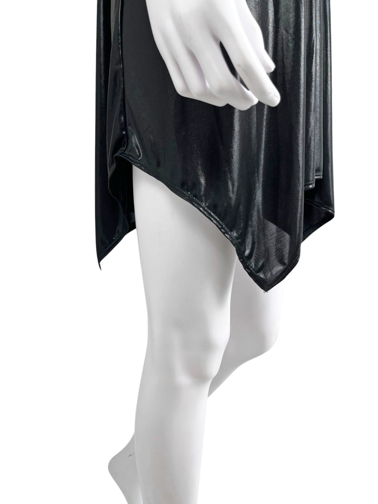 Le Grande Bleu (L.G.B.) Satin Black Tank Top Size S / US 4 / IT 40 - 5 Thumbnail