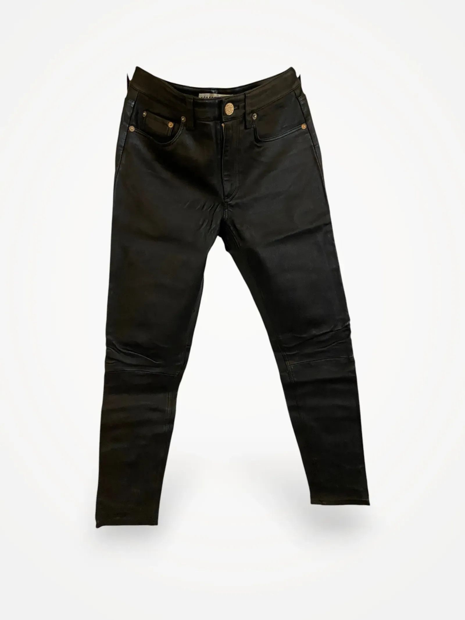 Acne Studios Acne Studios Skin 5 pocket lea Pants Size 25" / US 0 / IT 36 - 1 Thumbnail