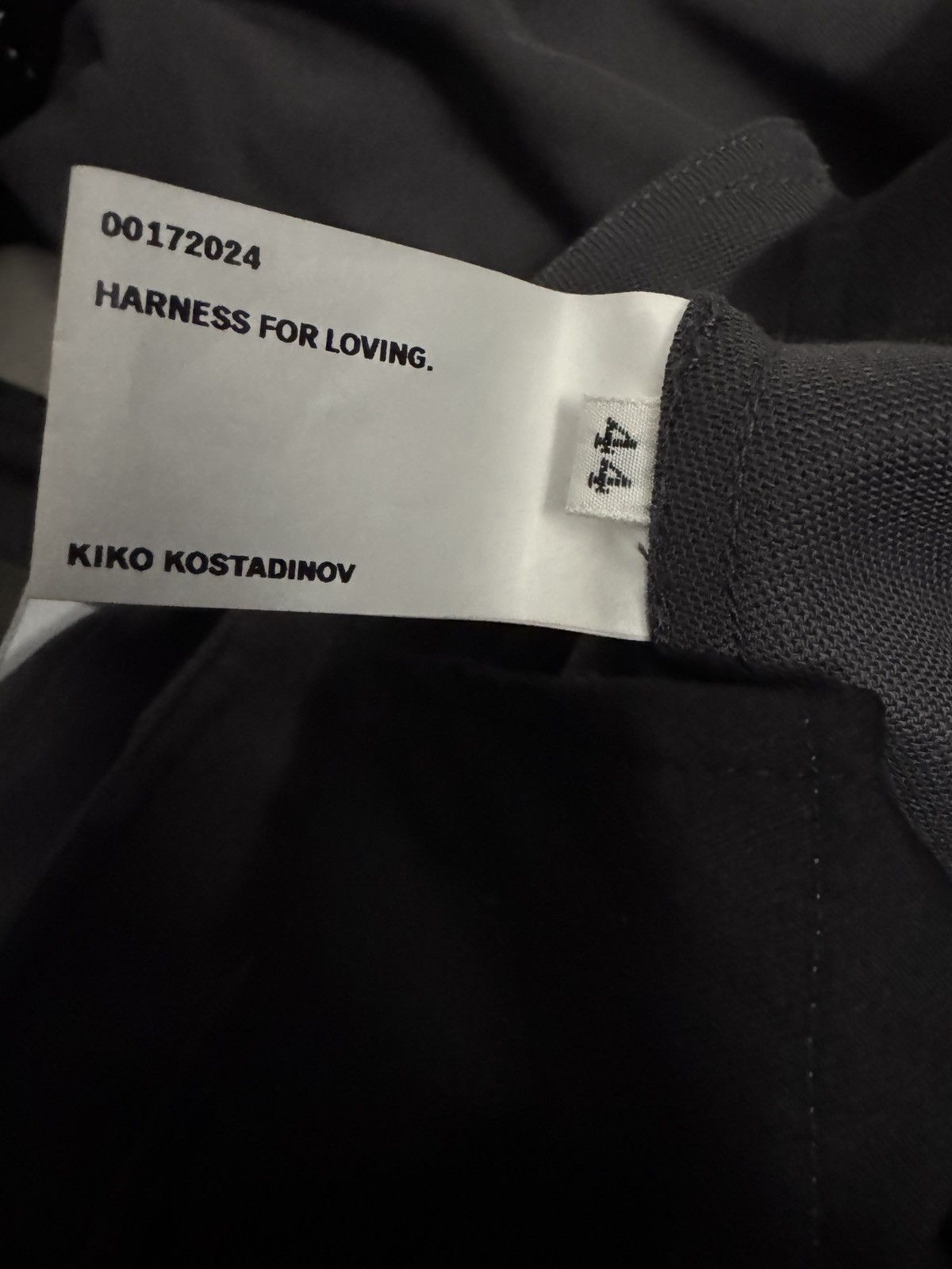 Kiko Kostadinov [44]Kiko Kostadinov ohne k-dart trosuer grey Size US 28 / EU 44 - 5 Thumbnail