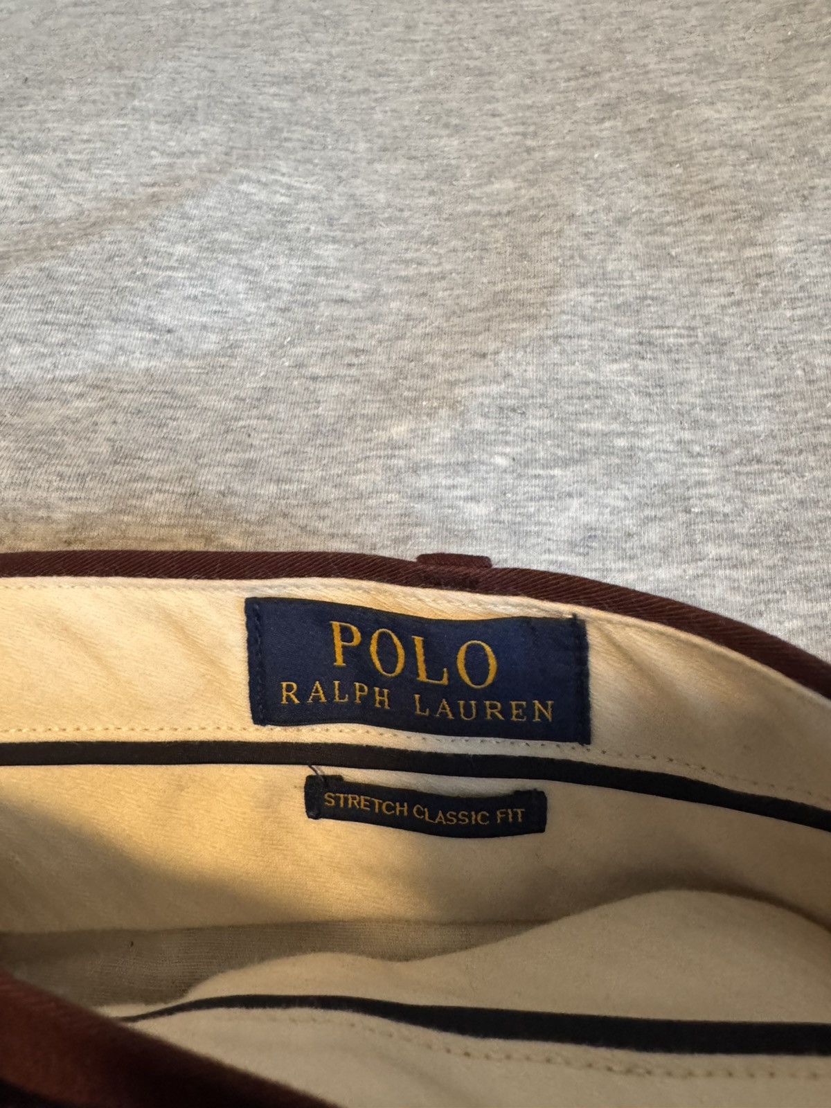 Ralph Lauren Polo Ralph Lauren Stretch Classic Fit Chino Pants (33x30) Size US 33 - 3 Thumbnail