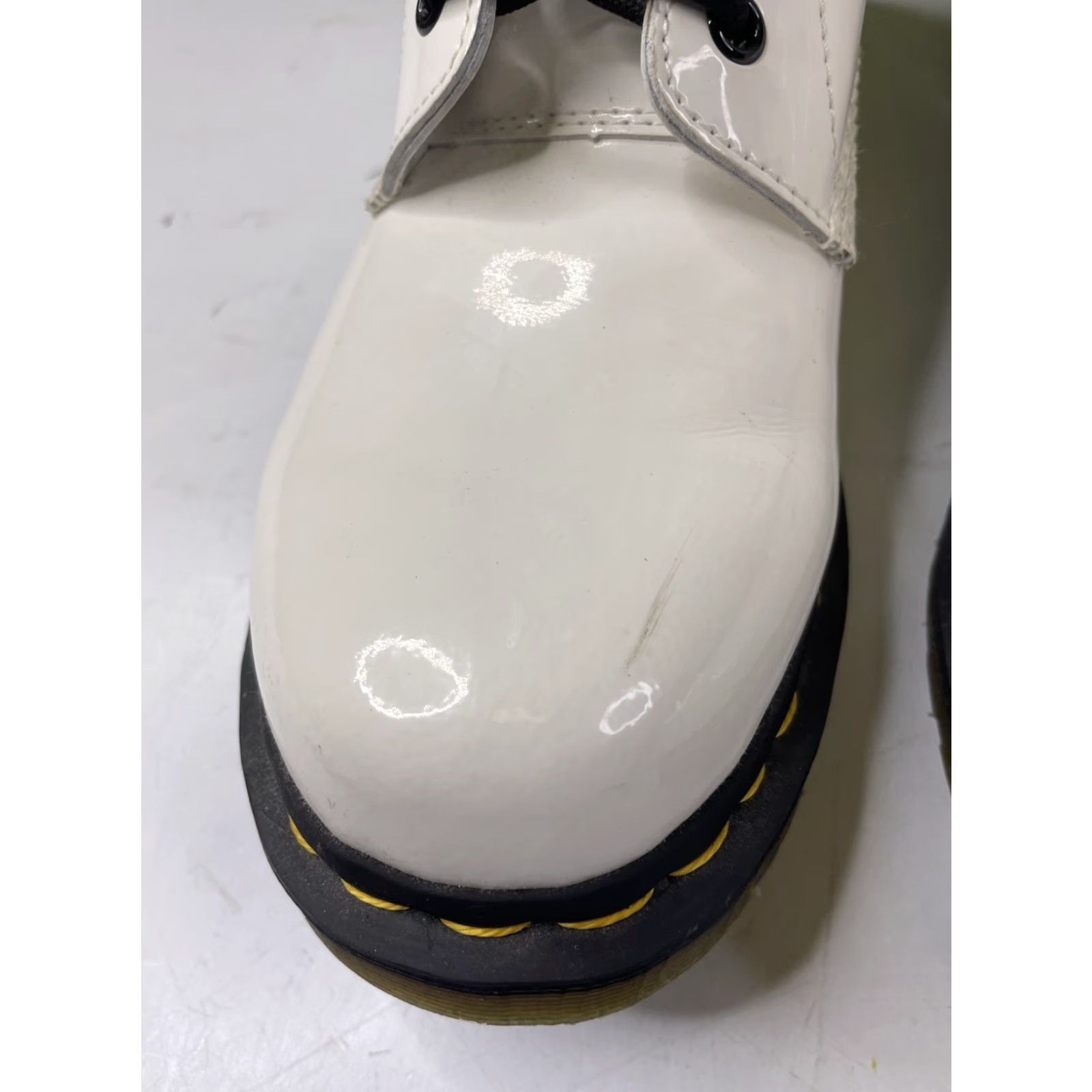 Dr. Martens Dr. Martens Boots White Air Wair Leather 11821 Womens US 11 EU 43 Ankle Combat Boot Size US 11 / IT 41 - 5 Thumbnail