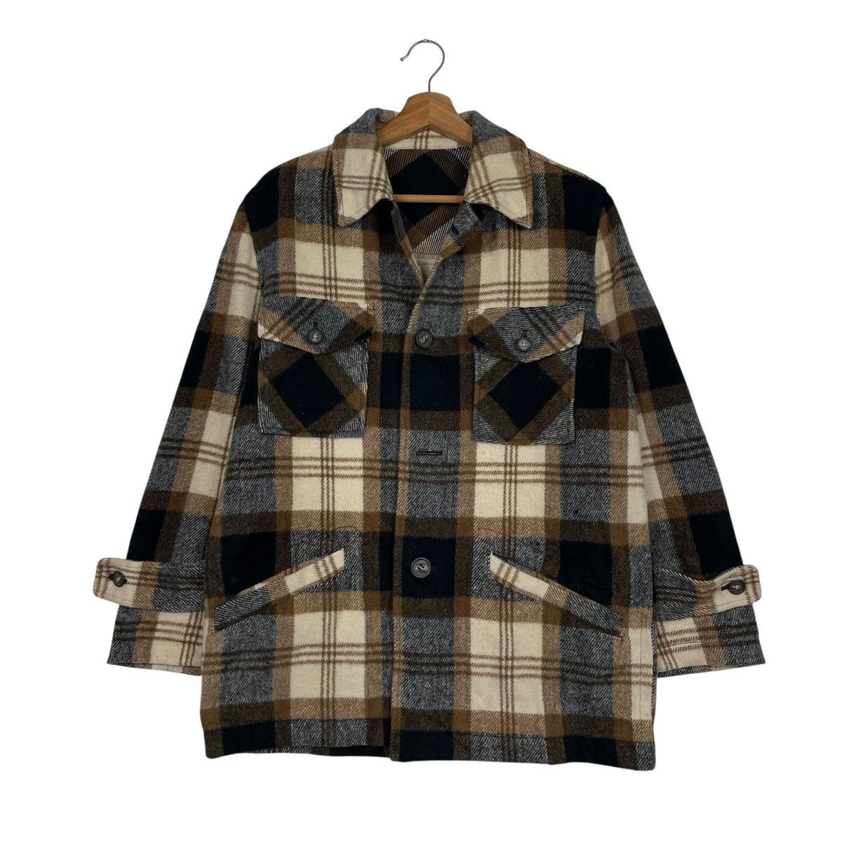 Other Van Tartan Wool Jacket Size US M / EU 48-50 / 2 - 1 Thumbnail