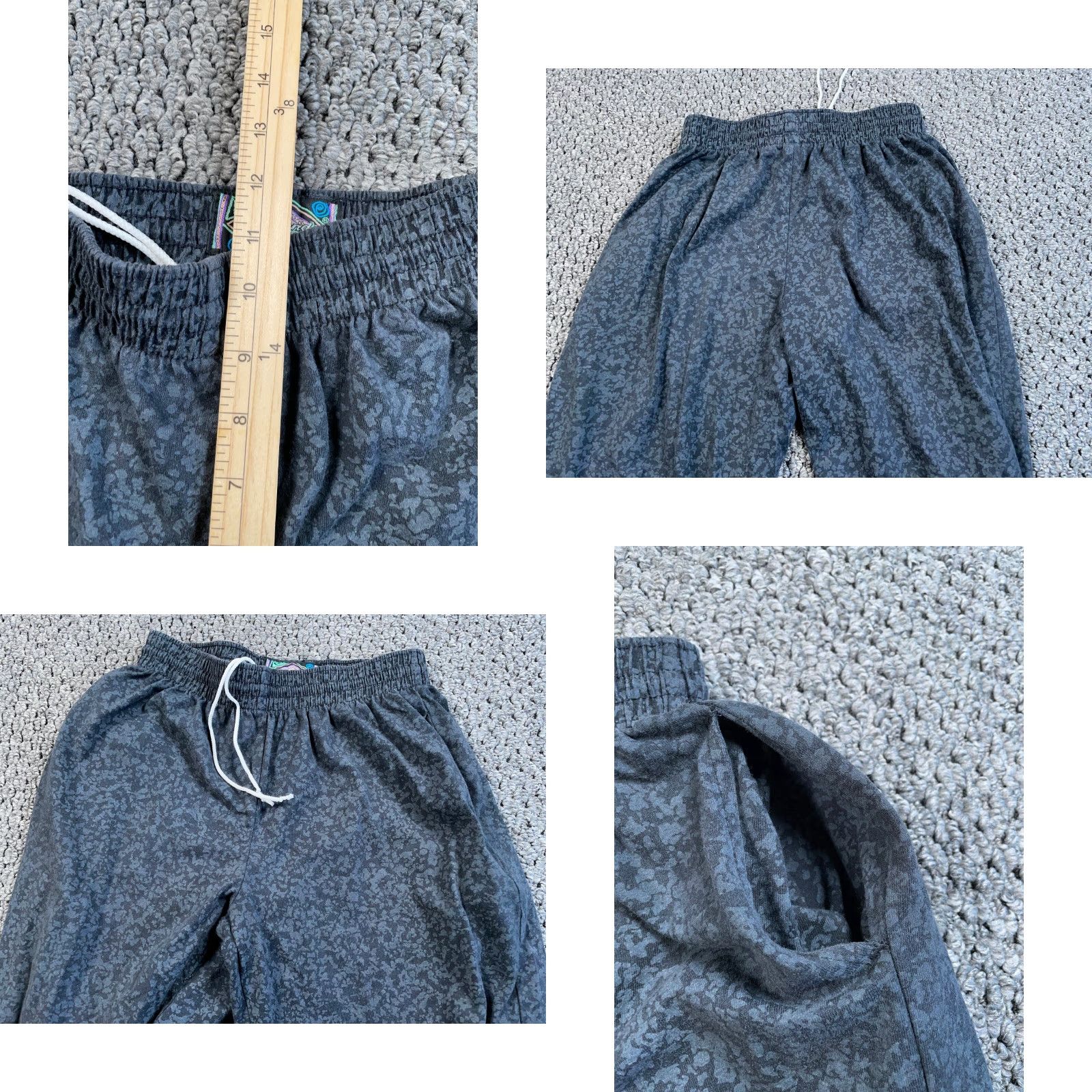 Vintage VINTAGE 90s Weekends Camouflage Drawstring Pants Men's Small Gray USA Tag Size US 26 / EU 42 - 8 Thumbnail