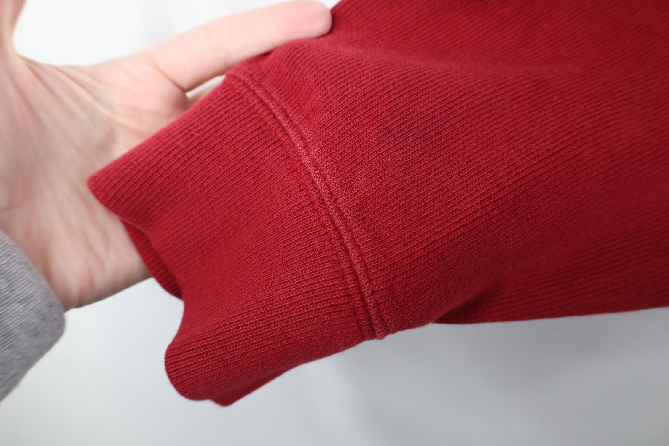 Polo Ralph Lauren Vintage 90s Ralph Lauren Ribbed Knit 1/4 Zip Sweater Red Size US L / EU 52-54 / 3 - 8 Thumbnail