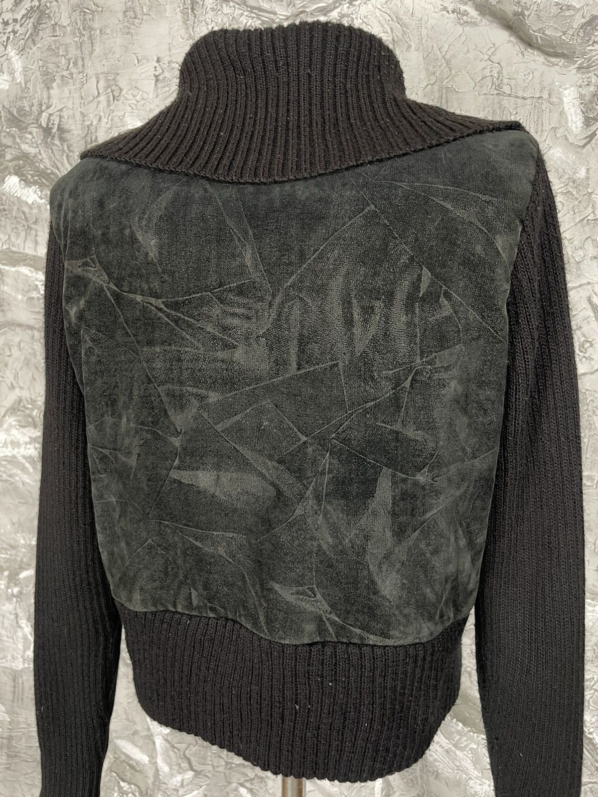Hysteric Glamour × If Six Was Nine × Japanese Brand 2000s Y2K Fur Knit Zip Jacket Hysteric LGB Japanese Style Size US S / EU 44-46 / 1 - 8 Thumbnail