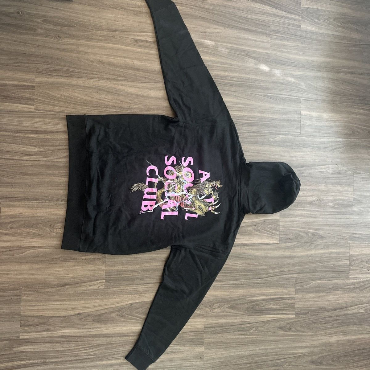 Anti Social Social Club Anti Social Social Club Double Dragon Hoodie Black XL Size US XL / EU 56 / 4 - 6 Thumbnail
