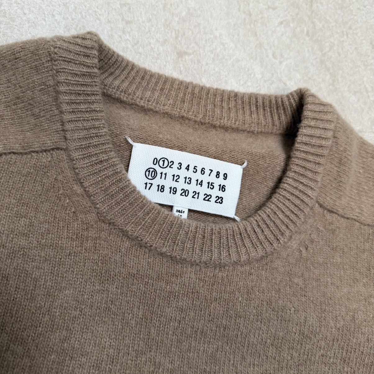 Maison Margiela Maison Margiela Beige Wool Sweater Size US S / EU 44-46 / 1 - 3 Thumbnail