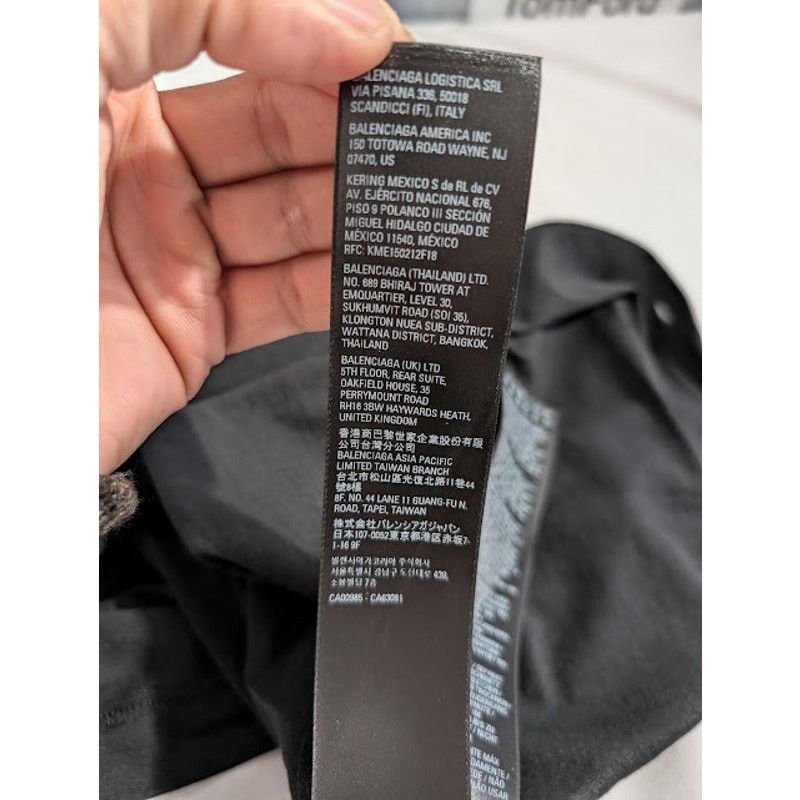 Balenciaga o1rshd1 3b Sport Embro Transp Polo Shirt in Black Size US XL / EU 56 / 4 - 19 Thumbnail