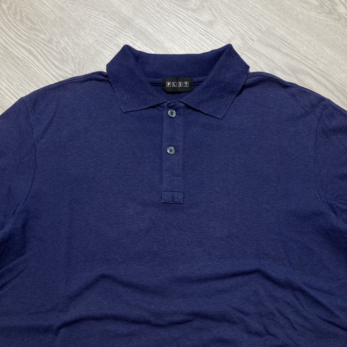 Japanese Brand Vintage PLST by Issey Miyake Colar Camo Polo Tshirt Designer Size US L / EU 52-54 / 3 - 5 Thumbnail