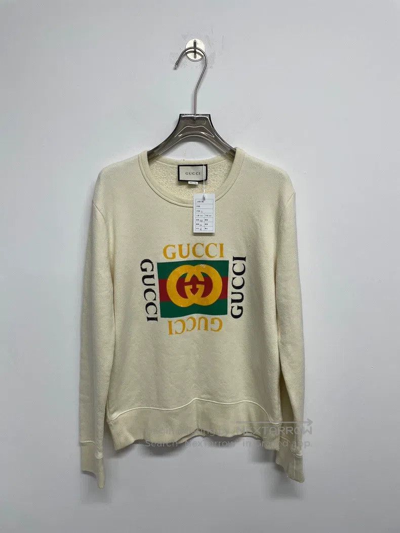 Gucci Gucci Classic double G printed logo sweatshirt Size US S / EU 44-46 / 1 - 1 Thumbnail