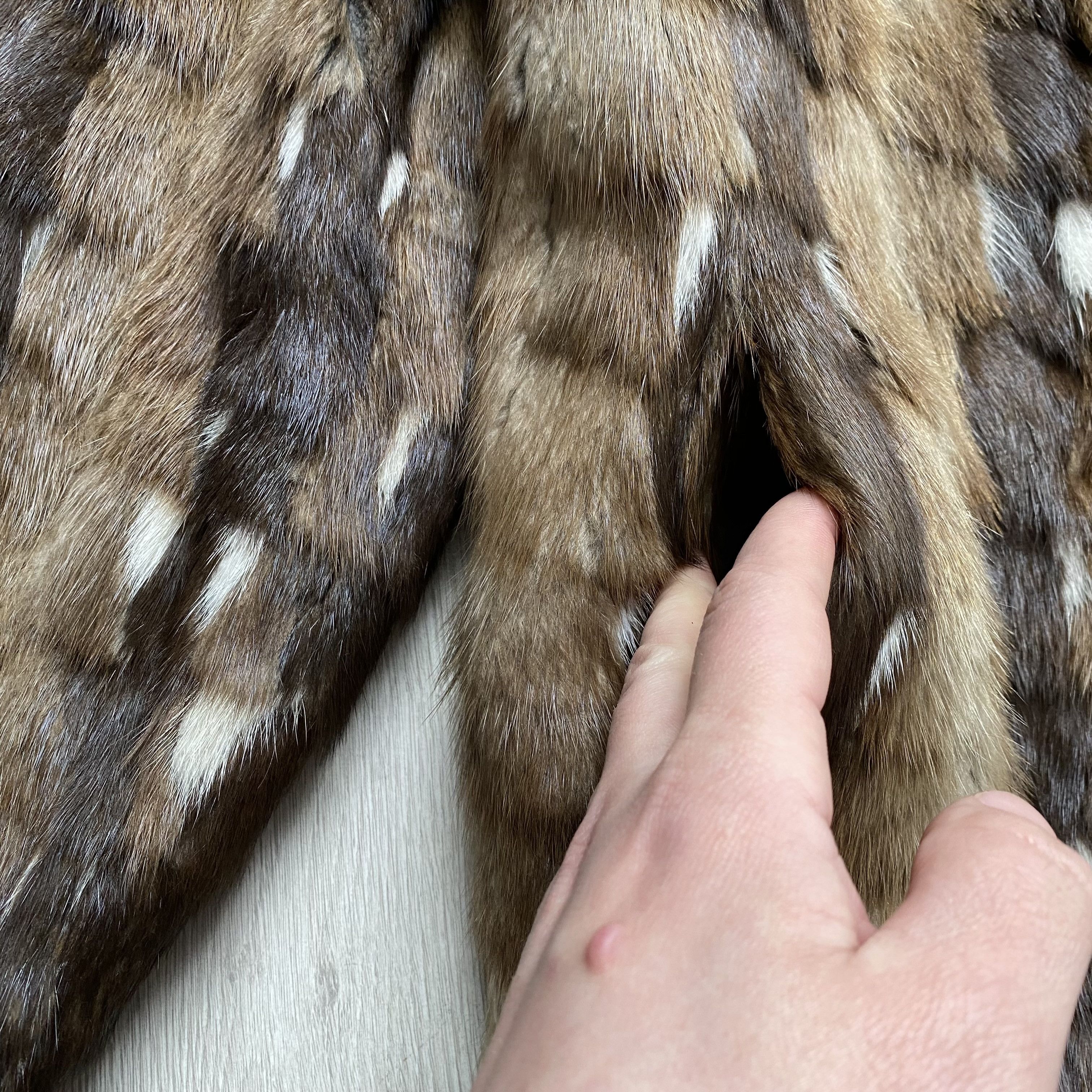 Genuine Leather Vintage 80-90s Oldmoney Real fur coat jacket Luxury Size M / US 6-8 / IT 42-44 - 13 Thumbnail