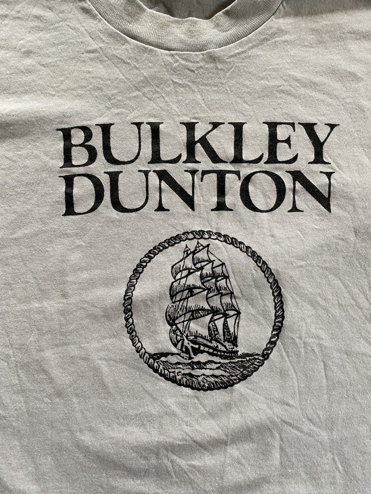 Vintage Vintage 80’s Bulkley Dunton Paper Co Single Stitch Grey Tee Size US L / EU 52-54 / 3 - 2 Thumbnail