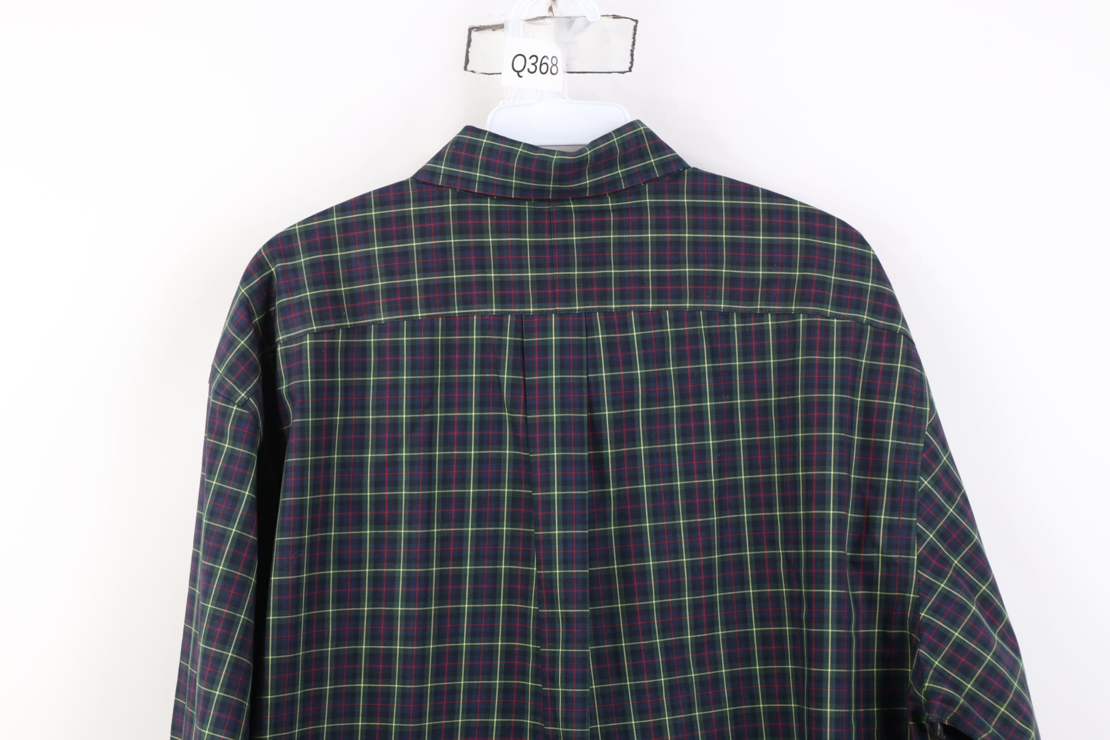 L.L. Bean Vintage LL Bean Resistant Collared Button Down Shirt Plaid Size US L / EU 52-54 / 3 - 11 Thumbnail