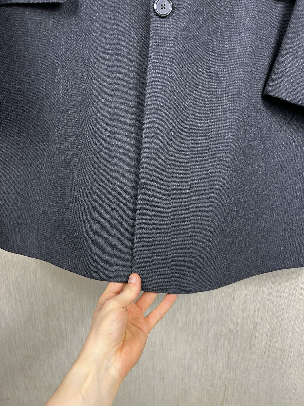 Corneliani Corneliani Trend wool long blazer coat jacket casual luxury Size US XL / EU 56 / 4 - 9 Thumbnail