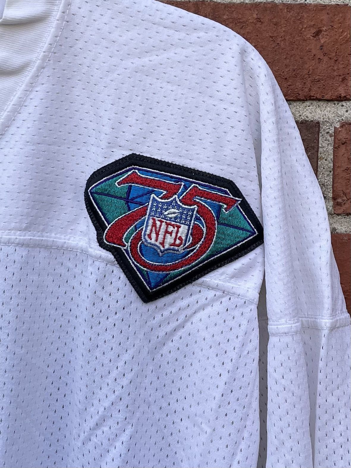 Russell Athletic Rare VTG 90s Russell Athletic NFL 75th Anniversary jersey Size US XL / EU 56 / 4 - 4 Thumbnail