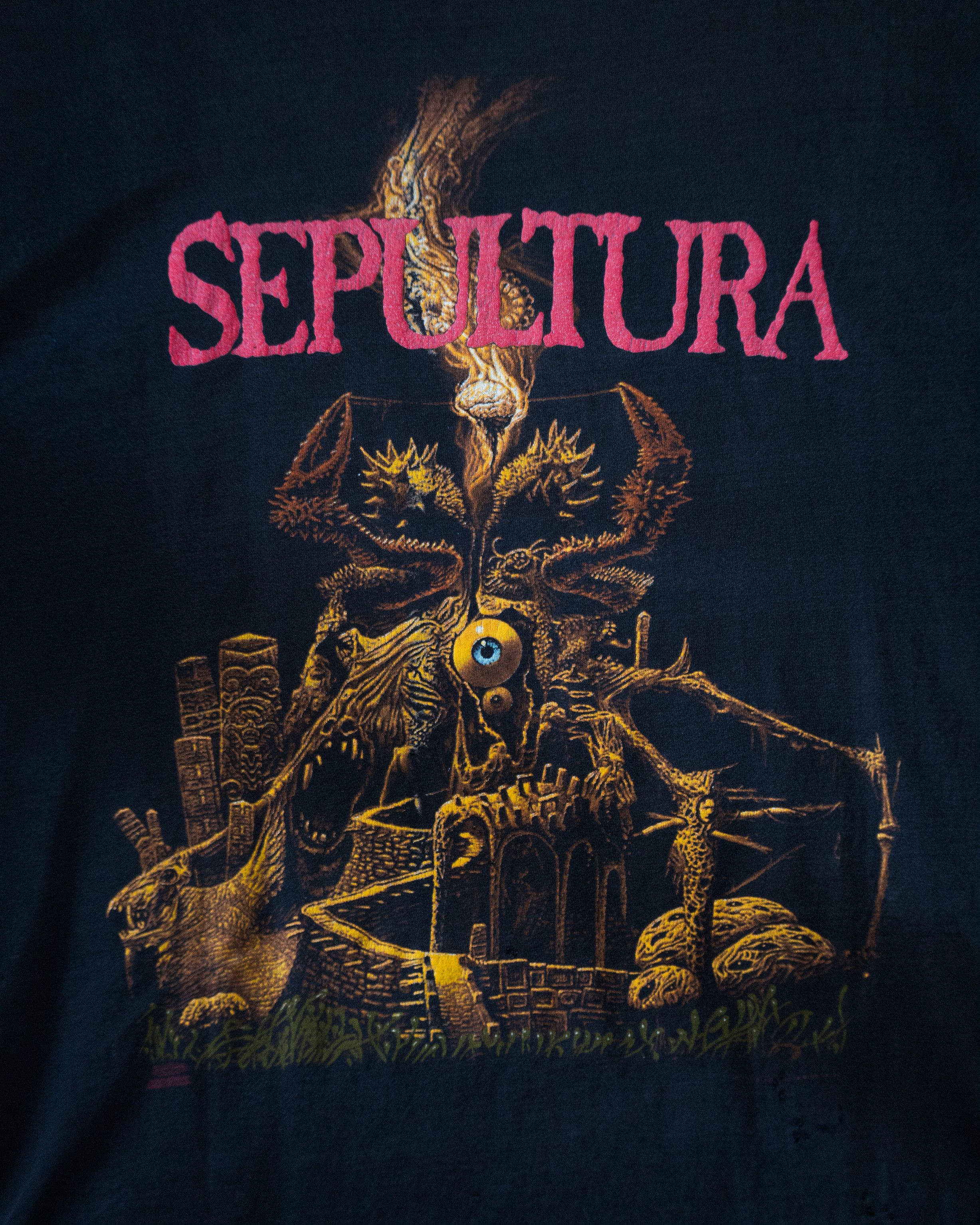 Band Tees × Vintage 90s SEPULTURA ARISE Size US XL / EU 56 / 4 - 2 Thumbnail
