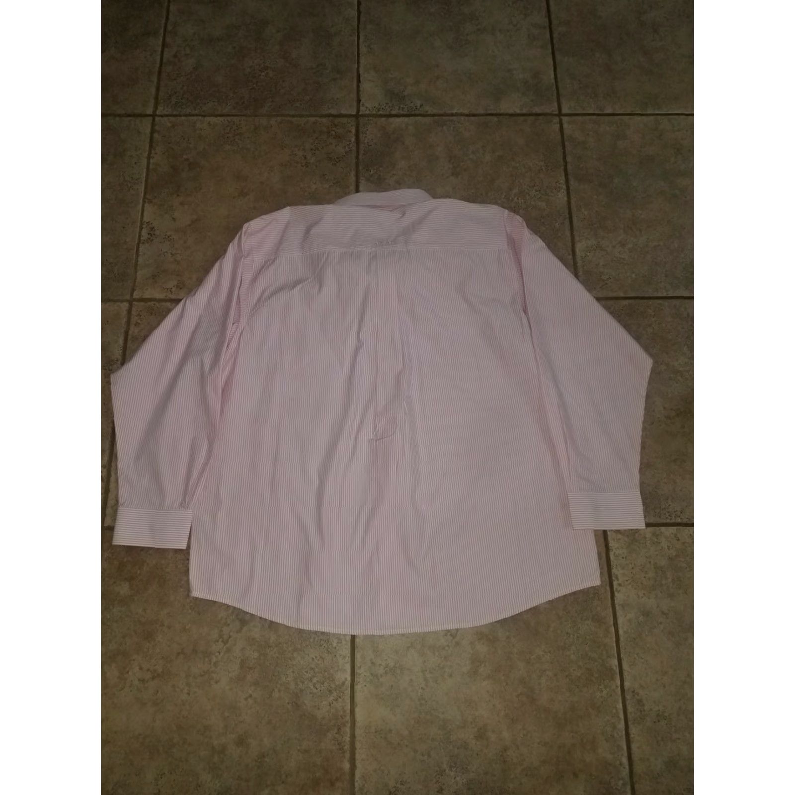 Pinko Stripe Shirt Button-Down Pink Stripe Mens 2XL Long Sleeve NWT Size US XXL / EU 58 / 5 - 4 Thumbnail