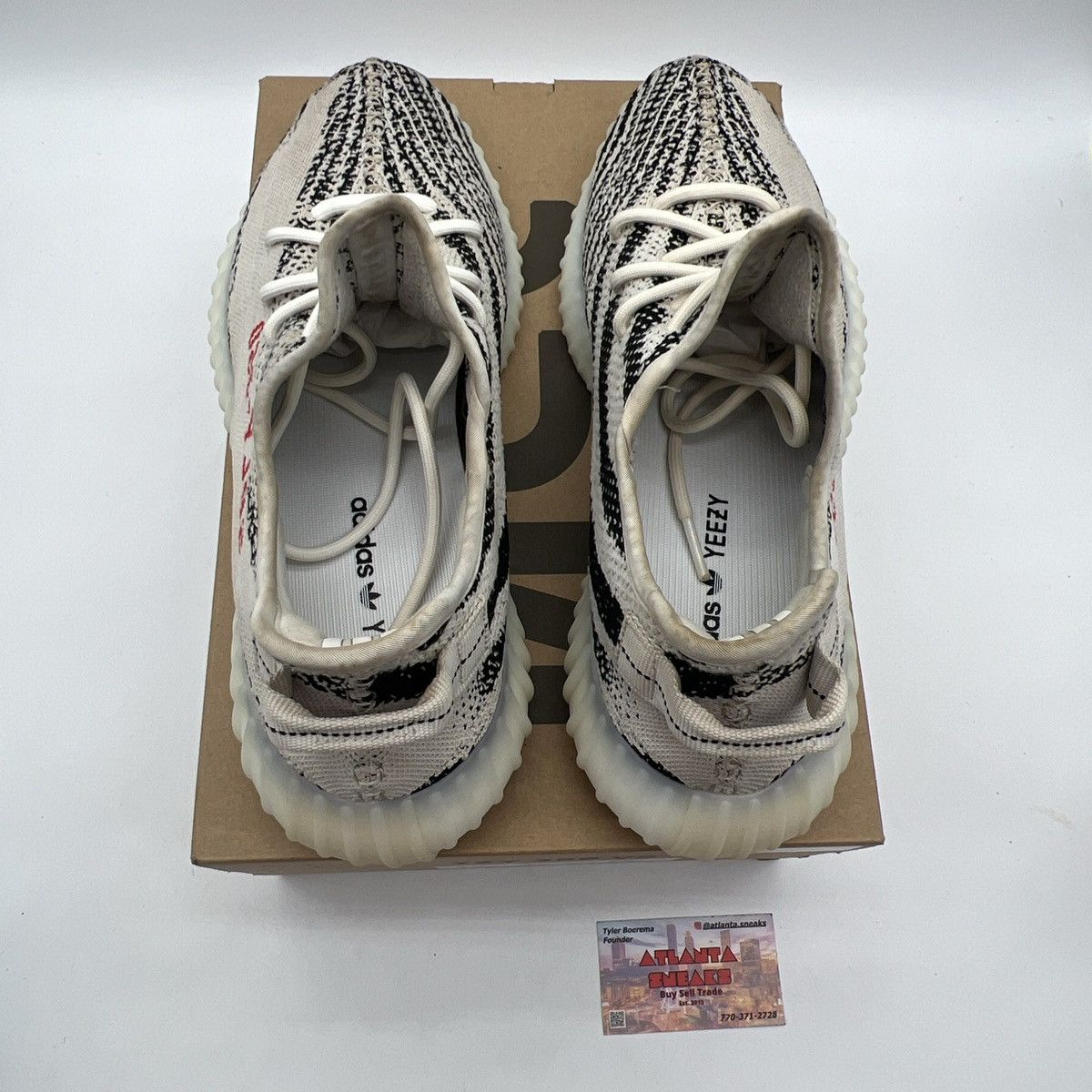 Adidas Yeezy boost 350 zebra Size US 13 / EU 46 - 7 Thumbnail