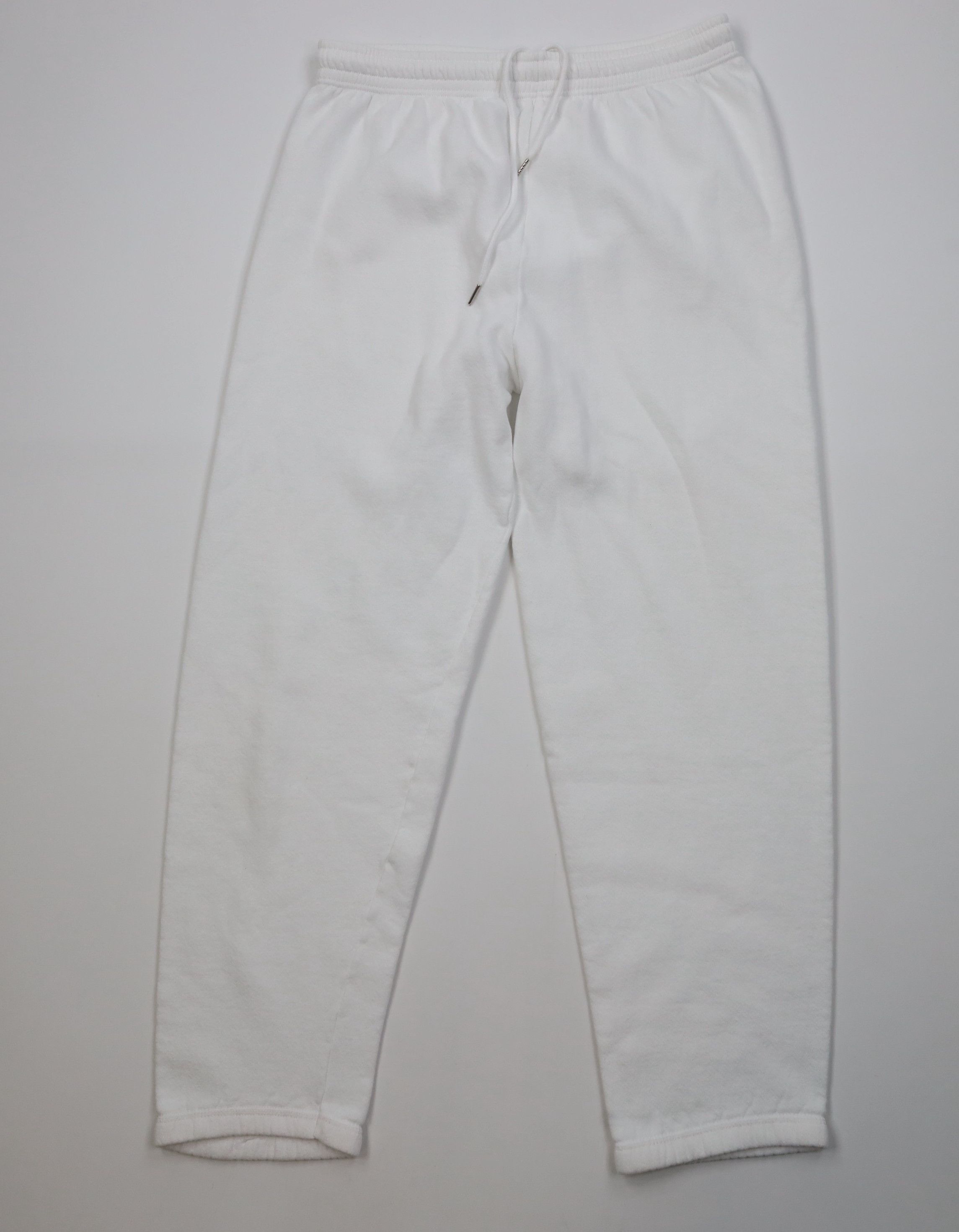 Vintage Vintage 90s Streetwear Blank Sweatpants Pants White USA Size 32" / US 10 / IT 46 - 1 Thumbnail