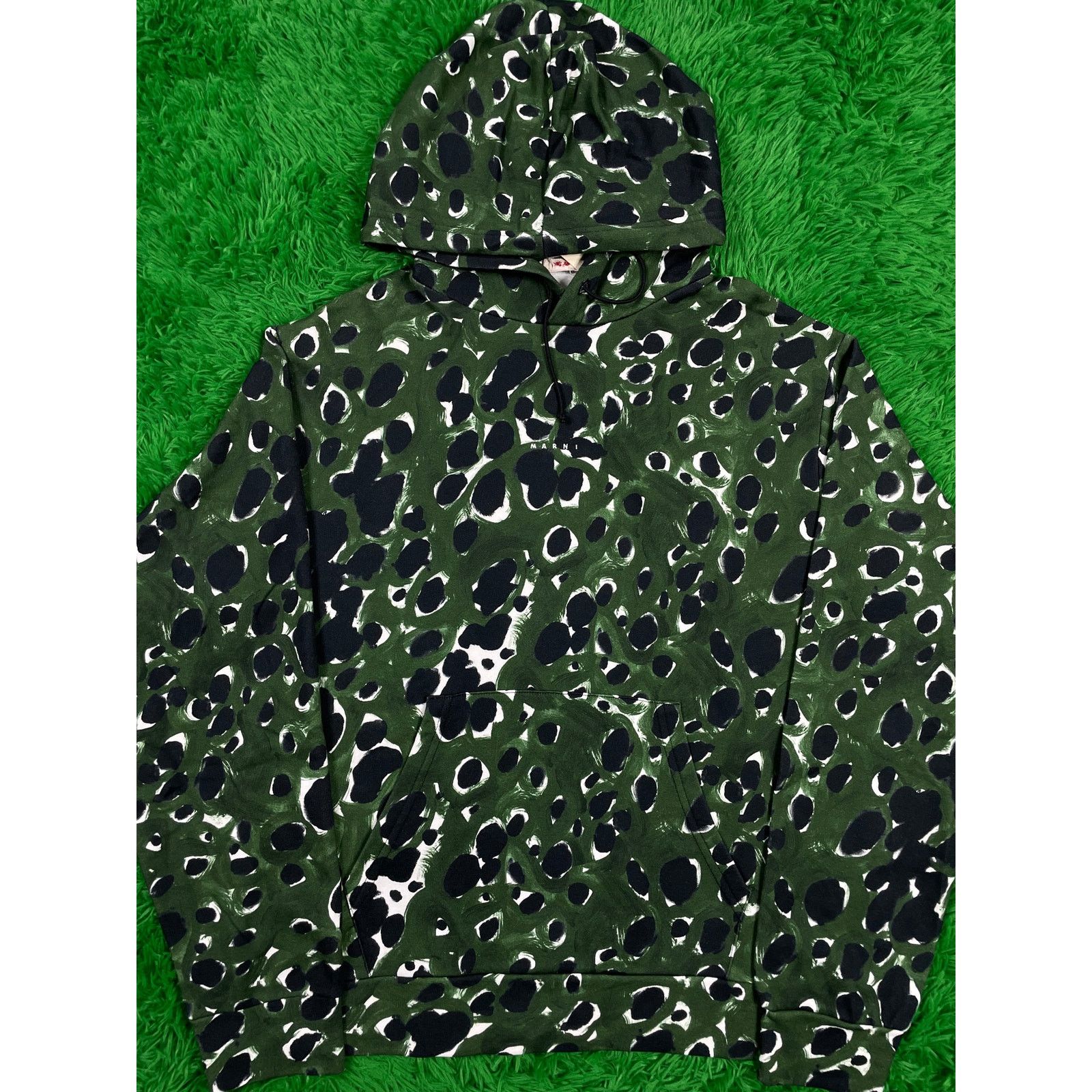 Marni Marni Pullover Hoodie Green Size 52 (Large) New Size US L / EU 52-54 / 3 - 1 Thumbnail