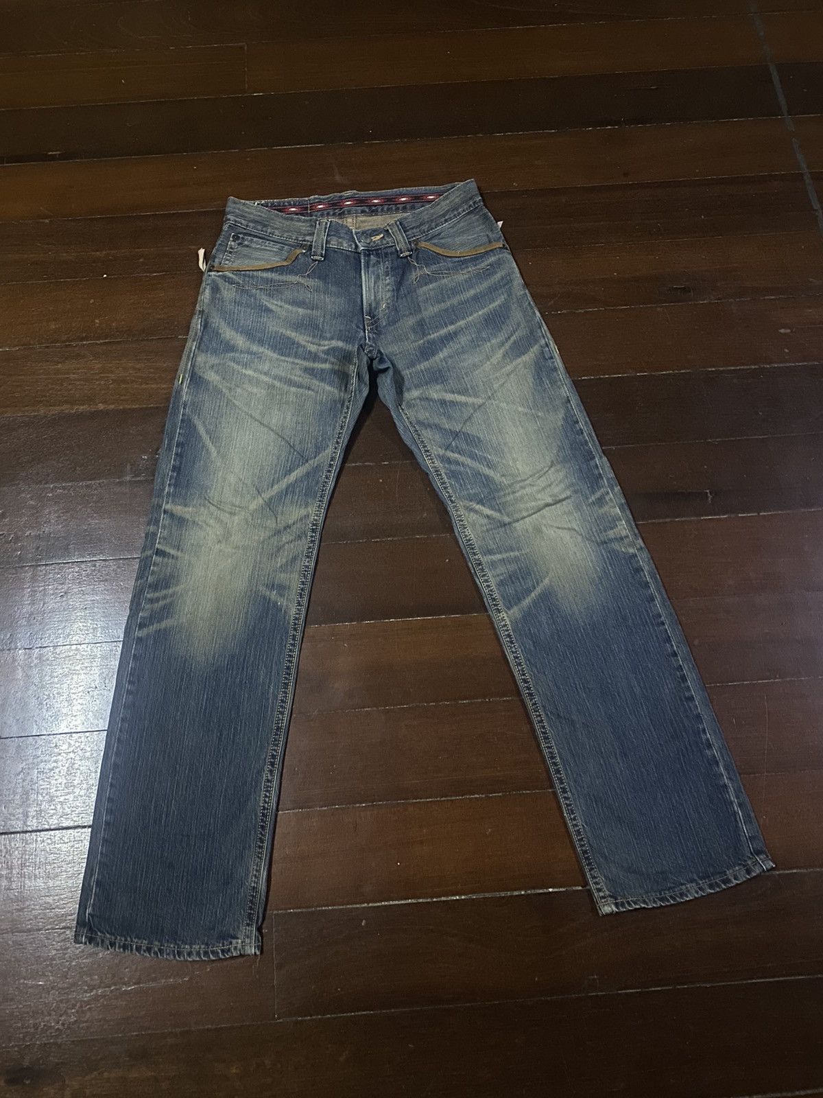 Edwin Fire 🔥 EDWIN EXCLUSIVE VINTAGE dirty mud wash Size US 34 / EU 50 - 1 Thumbnail