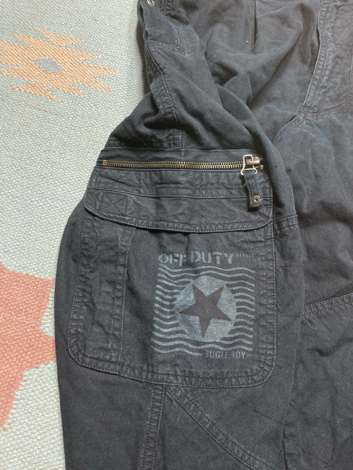 Bugle Boy × Vintage y2k bugle boy cargo pants baggy tapered double knee 34x33 Size US 34 / EU 50 - 7 Thumbnail