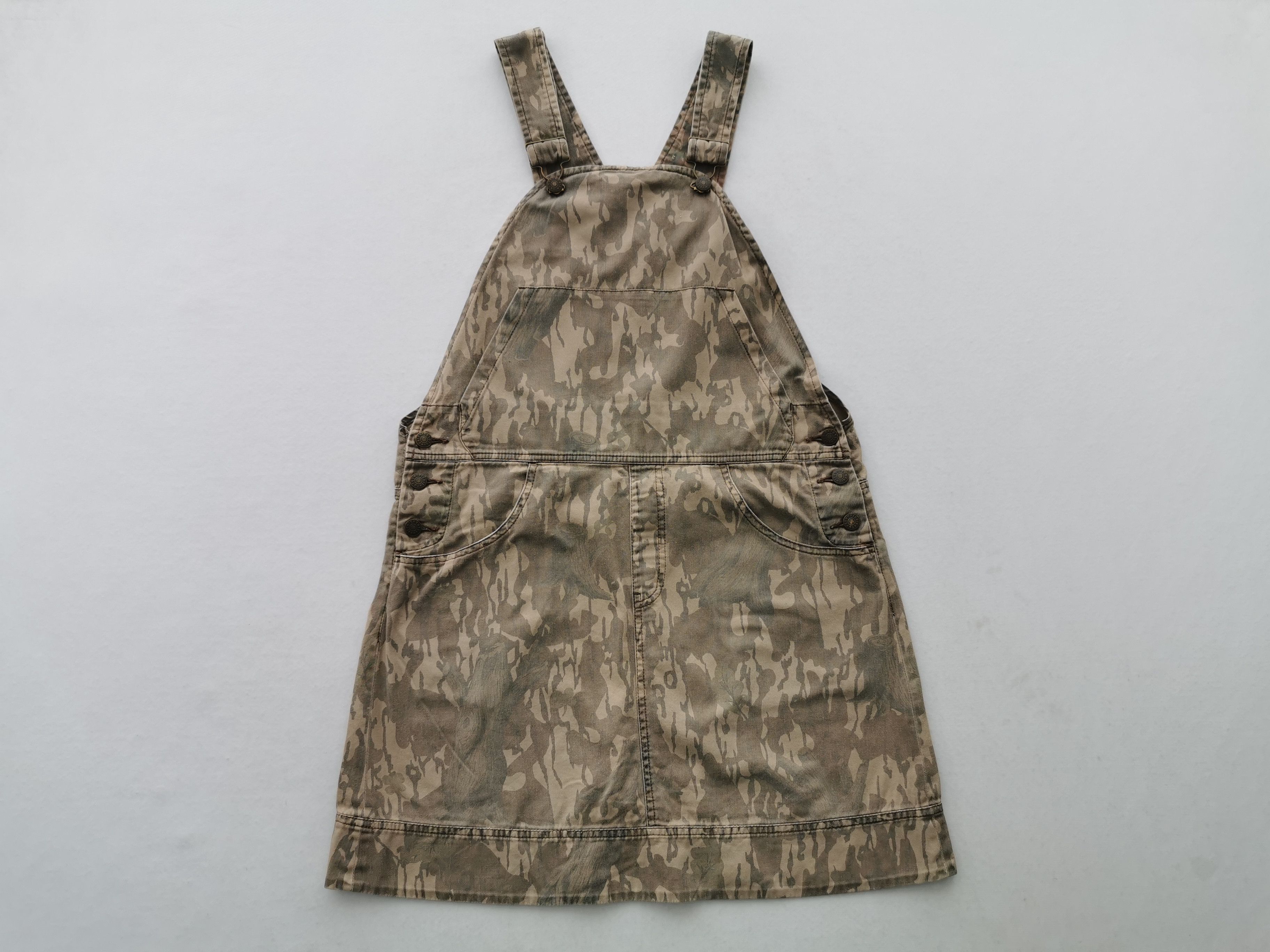 Tsumori Chisato Vintage 90's Tsumori Chisato Camo Jumpsuit Denim Dress Size M / US 6-8 / IT 42-44 - 5 Thumbnail