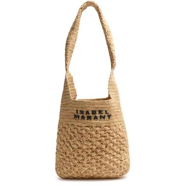 Isabel Marant ISABEL MARANT Praia Beige Raffia Shoulder Bag New & Authenti Size ONE SIZE - 1 Thumbnail