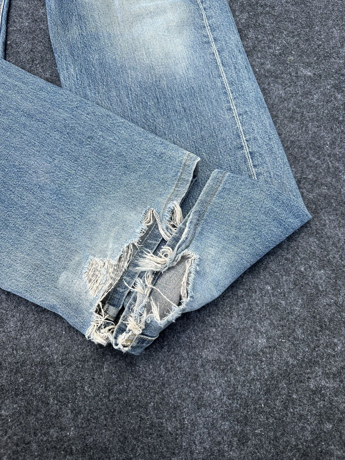 Edwin Vintage Edwin 505 Selvedge Faded Washed Denim 29x31 D9 Size US 29 - 8 Thumbnail