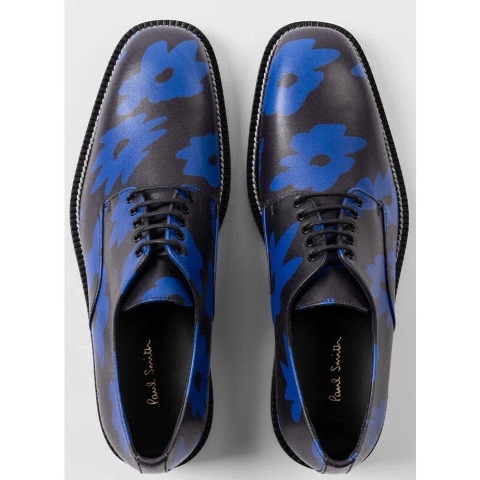 Paul Smith Rare NIB $900 Paul Smith ‘Erno’ Floral Leather Shoes. US11 Size US 11 / EU 44 - 2 Thumbnail