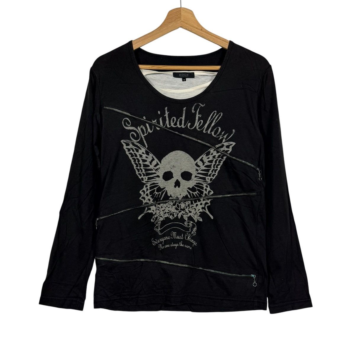 Japanese Brand Sweatshirt design punk big logo Size S / US 4 / IT 40 - 3 Thumbnail