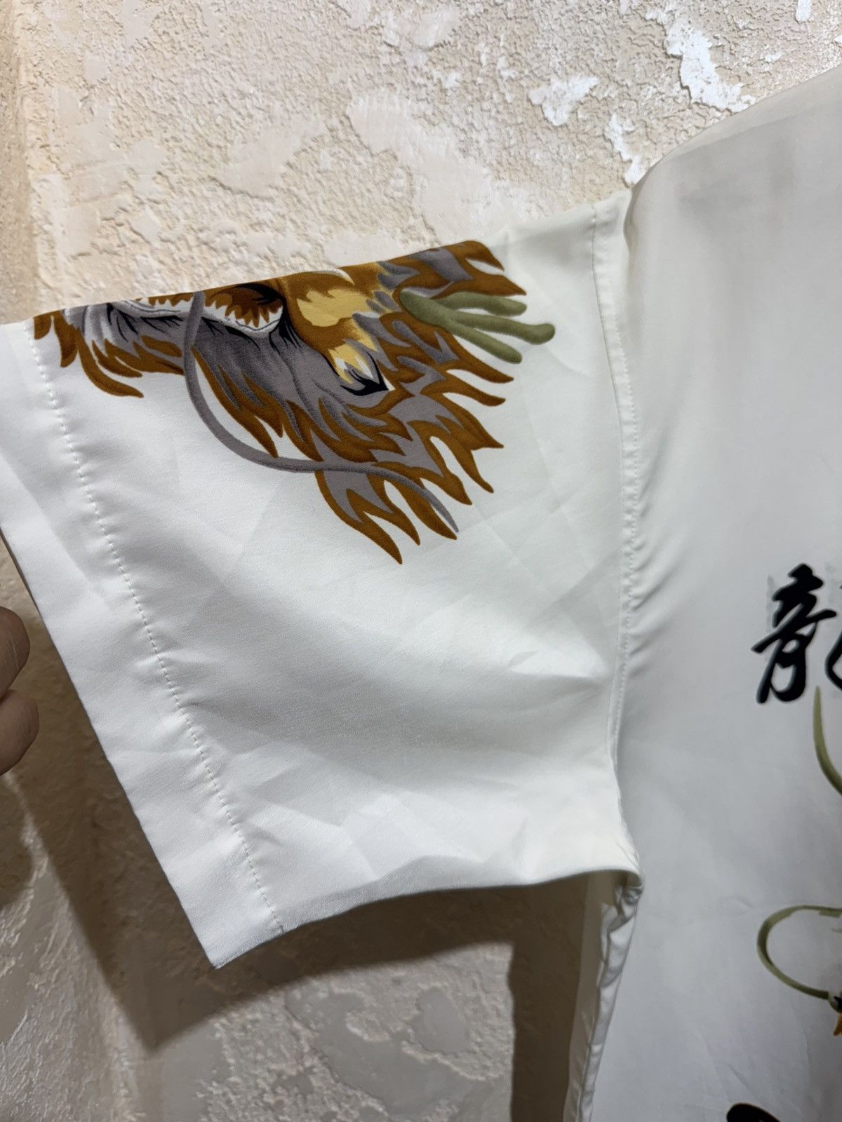 Vintage Dnon Jeans Hawaii Shirt Dragon Tiger Vintage L/XL Size US L / EU 52-54 / 3 - 10 Thumbnail