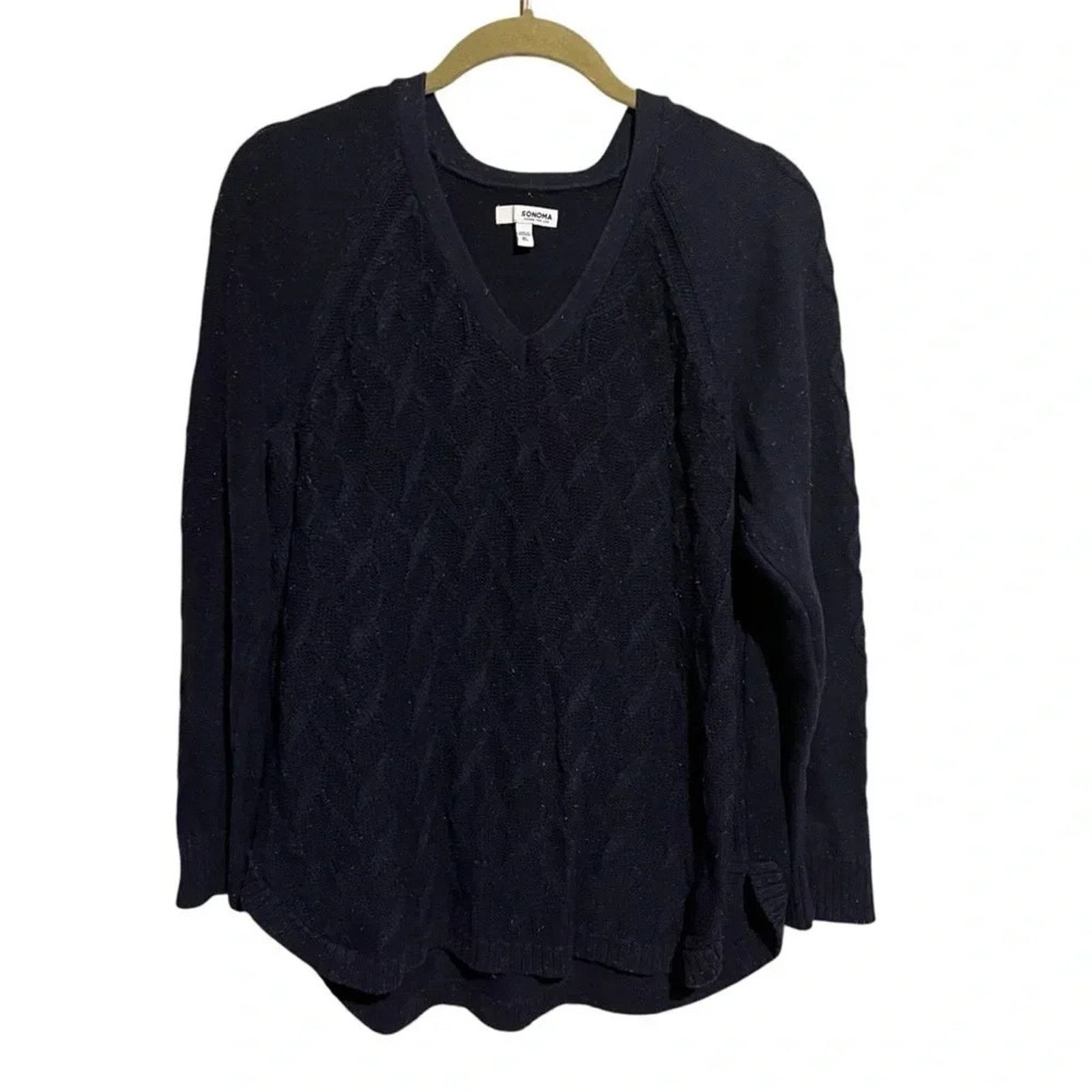 Sonoma Women's Sonoma Pullover Sweater - Size XL - Navy Blue Size XL / US 12-14 / IT 48-50 - 1 Thumbnail