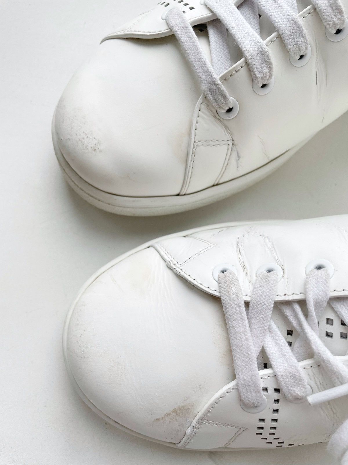 Valentino Valentino Garavani Men Basic White Leather Shoes Backnet 42 Size US 9 / EU 42 - 3 Thumbnail
