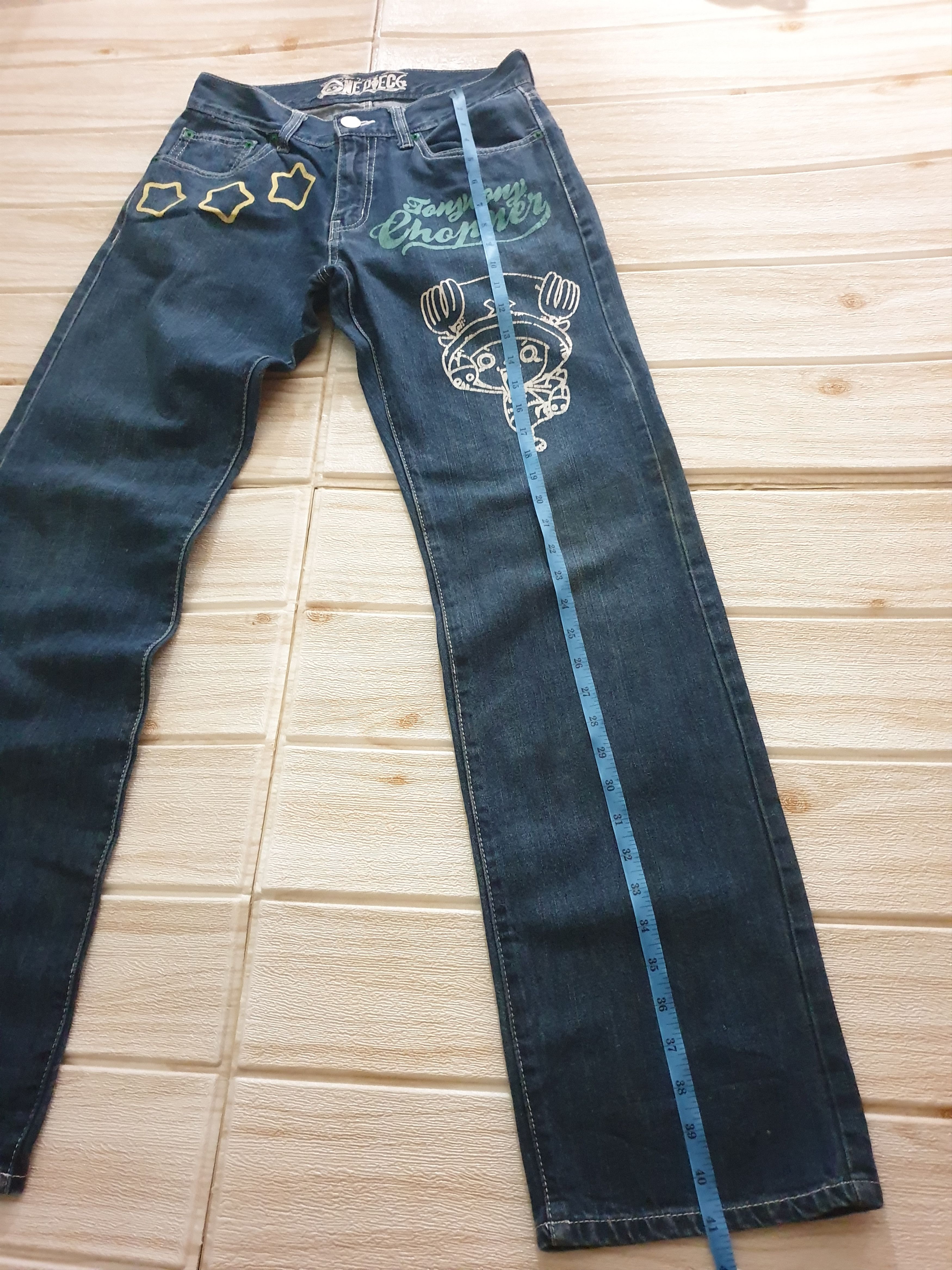 Japanese Brand × One Piece 💥One piece anime Japanese brand pant Size US 29 - 7 Thumbnail