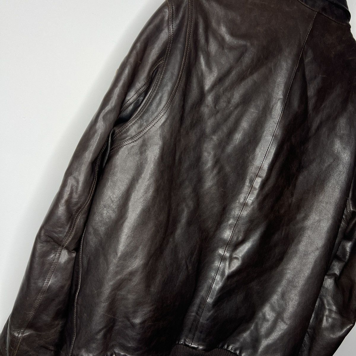 SERAPHIN Seraphin Manufacture Lamb Leather Cupro Jacket Brown Size US M / EU 48-50 / 2 - 11 Thumbnail