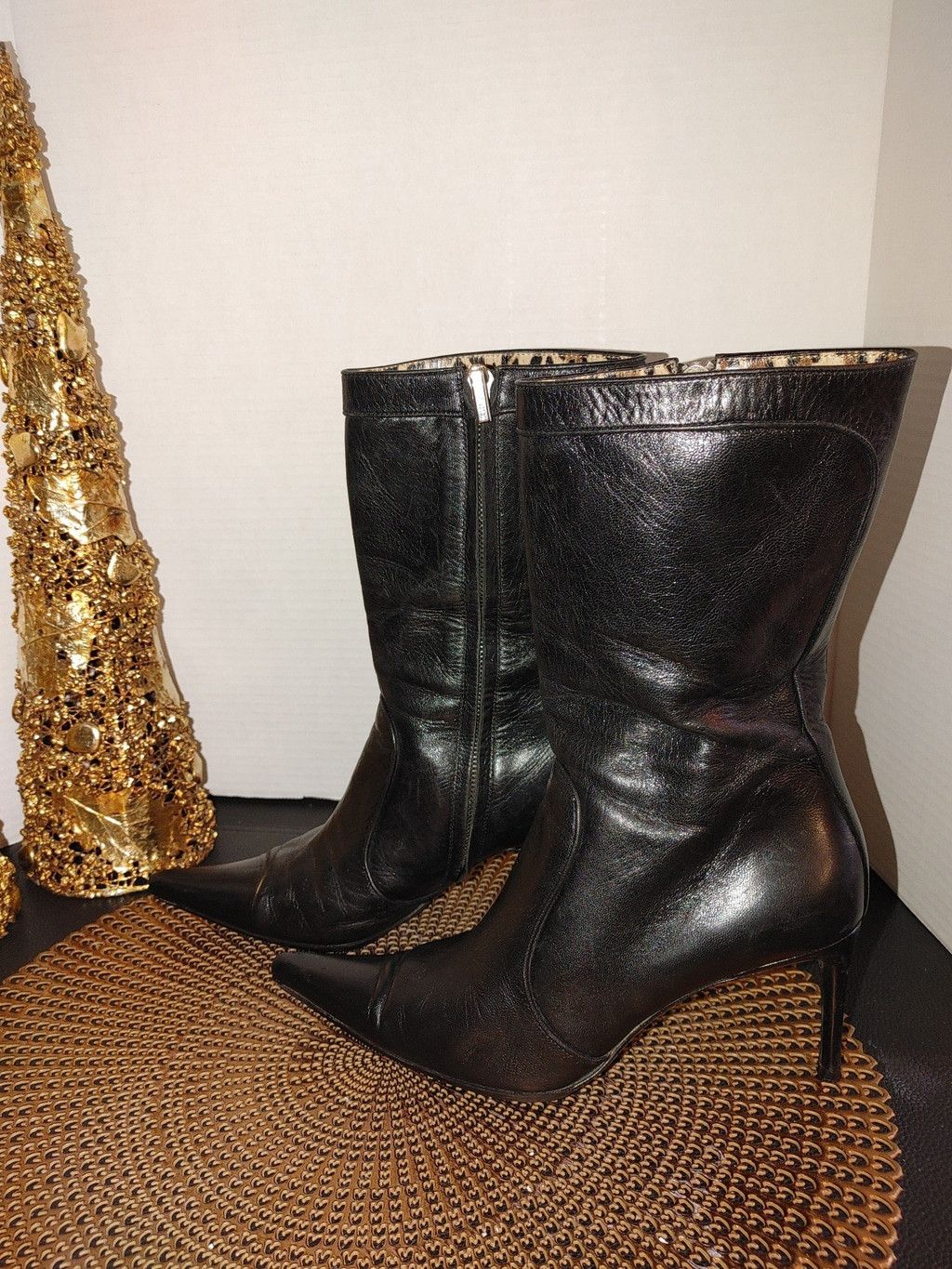 Dolce & Gabbana Dolce Gabbana Vero Cuoio Leather Boots size 37 Size US 6.5 / IT 36.5 - 1 Thumbnail