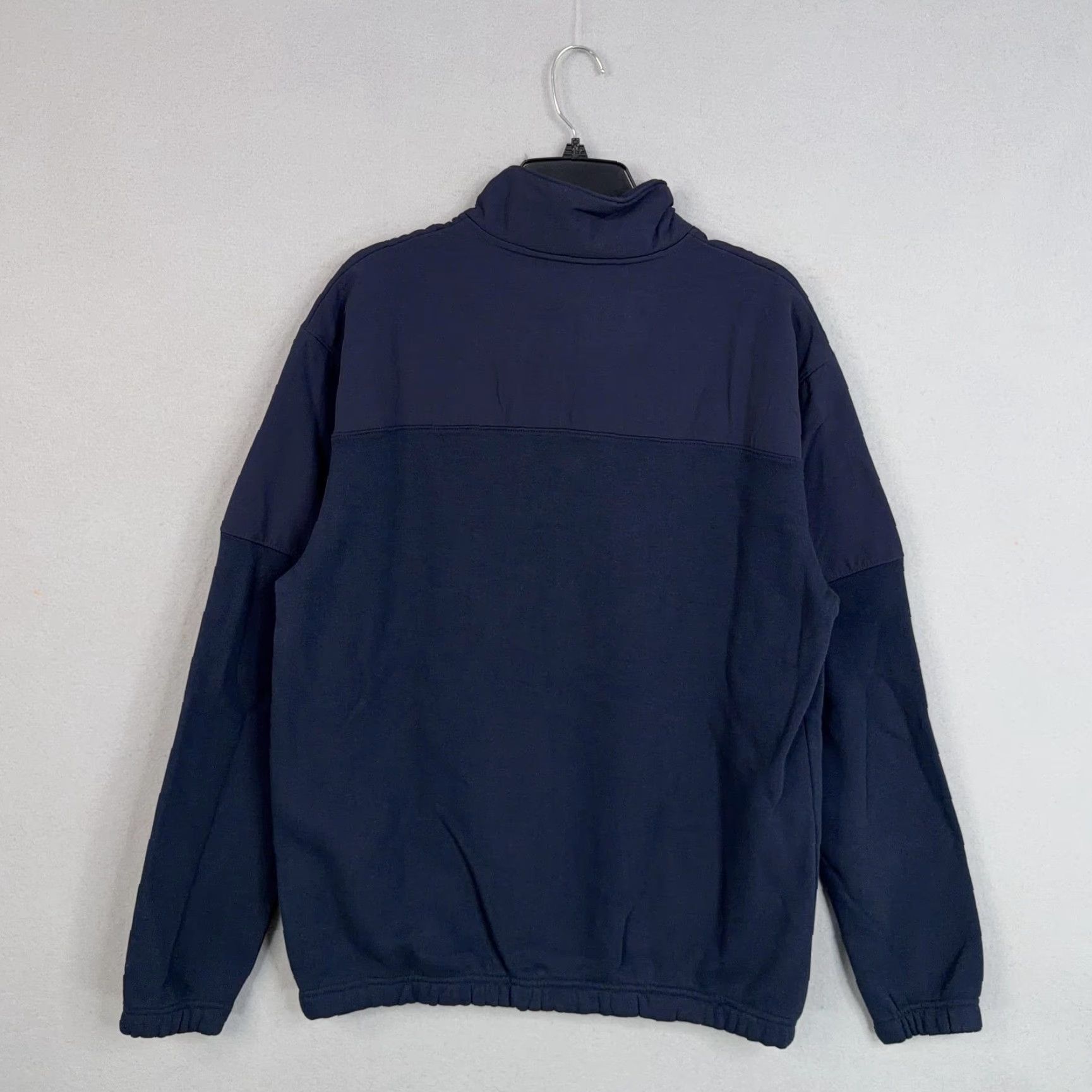 Vintage bigcotton Jackson Hole Sweatshirt Mens L Blue Mock Neck Fleece Kangaroo Pocket Wyoming NWT Size US L / EU 52-54 / 3 - 6 Thumbnail